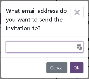 Invite a user